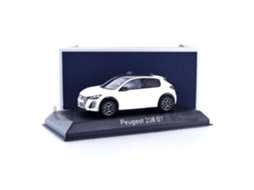 Carro Miniatura Colecionável Norev 1/43 Peugeot 208 Gt 2024 Bianca Branco 472841