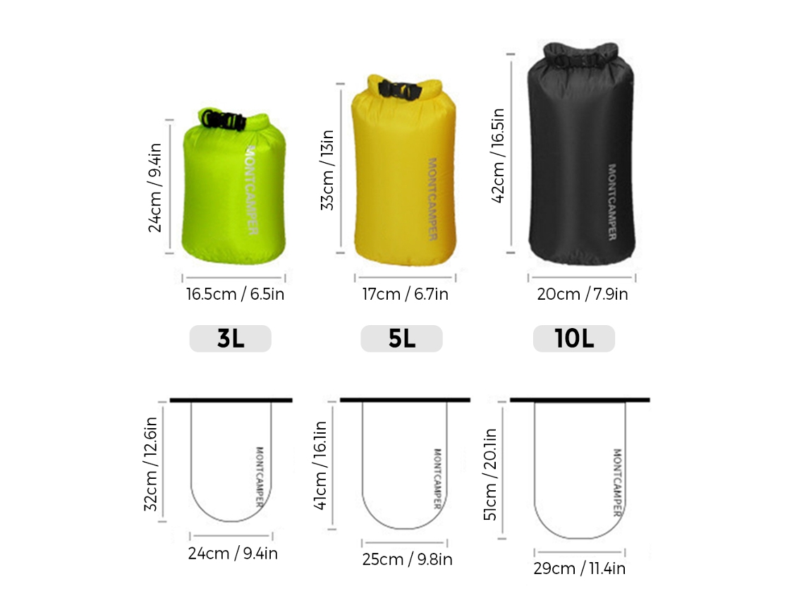 Sacos Secos Impermeáveis para Camping Business