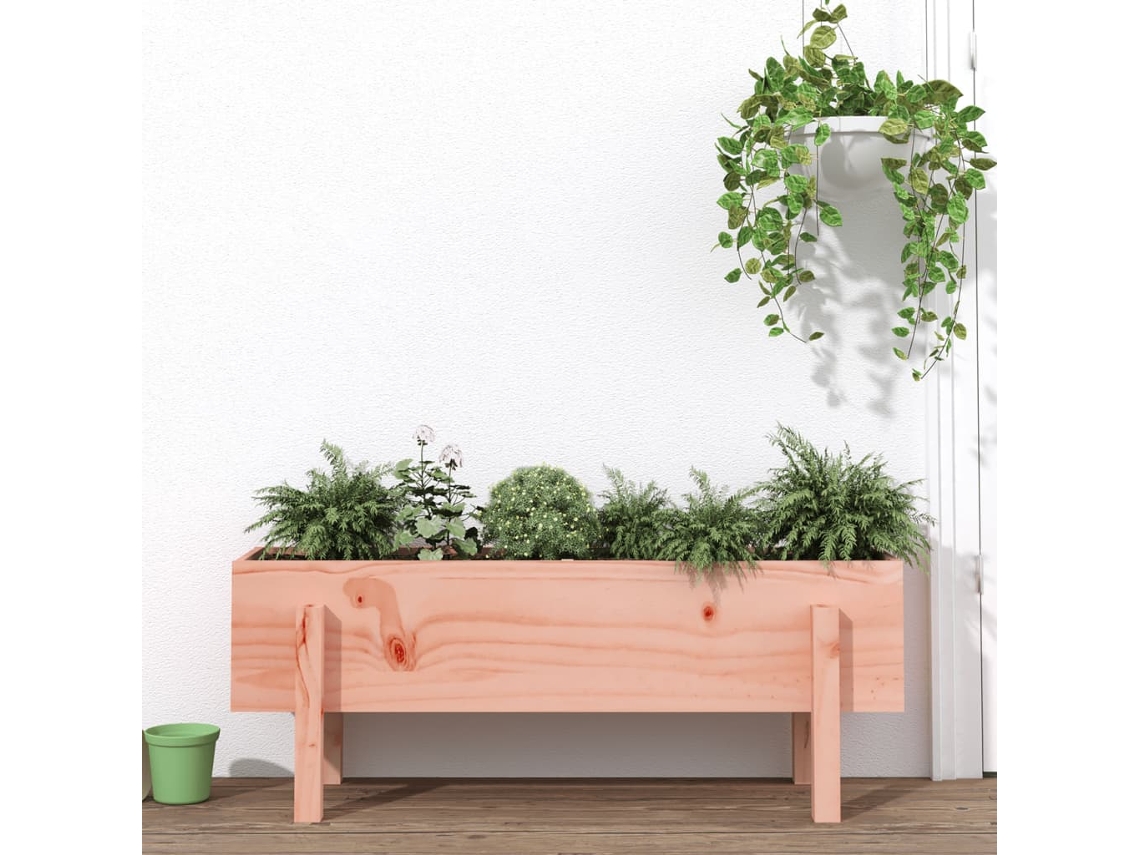 Canteiro Elevado De Jardim 101X30X38 cm Madeira Douglas Maciça VIDAXL