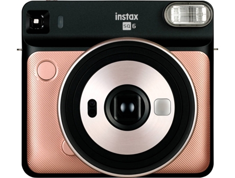 Máquina Fotográfica Instantânea FUJIFILM Instax Square SQ6 (Dourado - Obturação: 1.6-1/400 sec. - CR02 - 62x62mm) — Instantânea