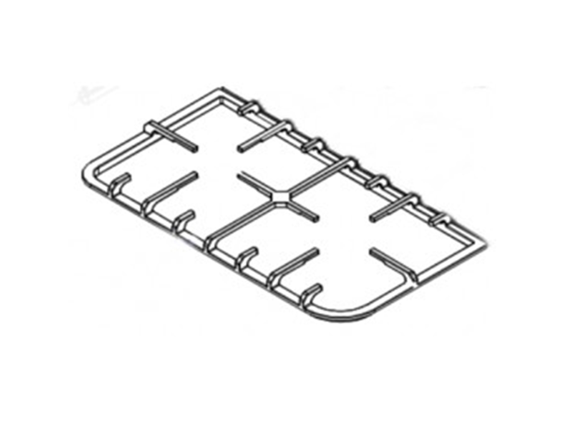 Grelha Esquerda 60x60 Fogão Becken Para 91493