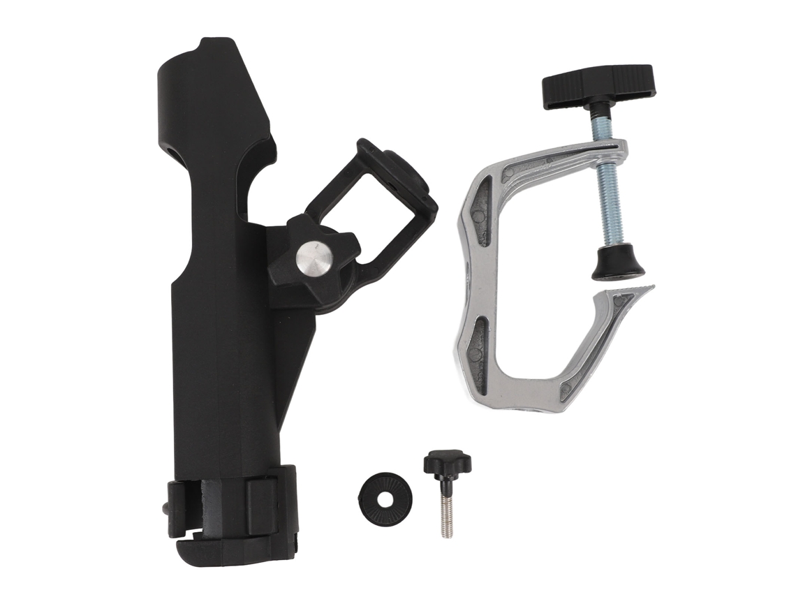 Suporte para Vara de Pesca Ajustável 360° com Grampo
