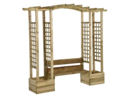 Pergola, Pergolas Vidaxl Marrom Madeira De Pinho (n/a)