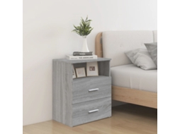 Vidaxl Mesa De Cabeceira 50x32x60 Cm Sonoma Cinzento