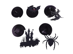 3 Peças De Adereços De Halloween Allinless