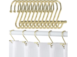 Conjunto De 12 Ganchos Decorativos Em Formato T Para Cortina
