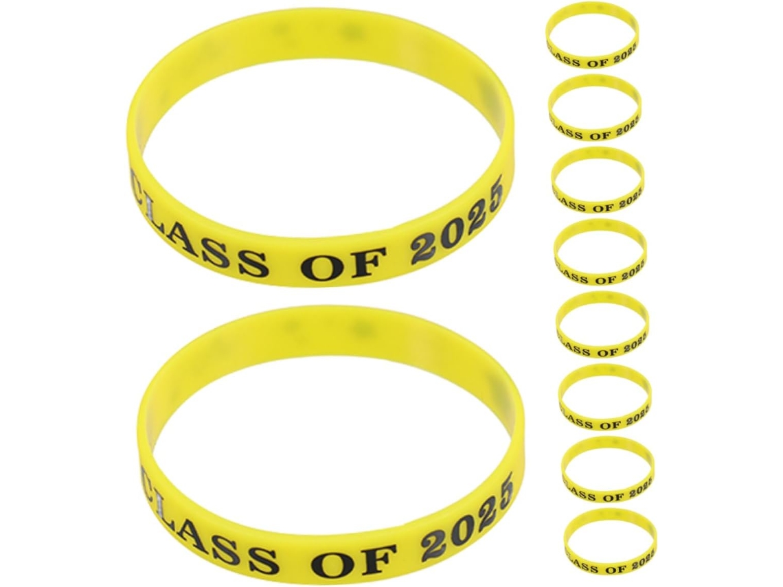 Gadpiparty Conjunto de 10 Pulseiras de Silicone para Festa Formatura, Pulseiras Elásticas Bêbadas, Lembrancinhas