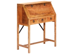 Writing Desk, Writing Desks Vidaxl Marrom Madeira (90 X 40 X 107 Cm)