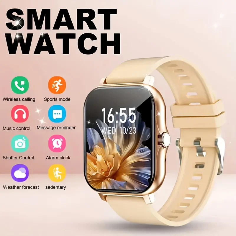 (jinzi) Smartwatch Multifuncional, Elegante E Esportivo