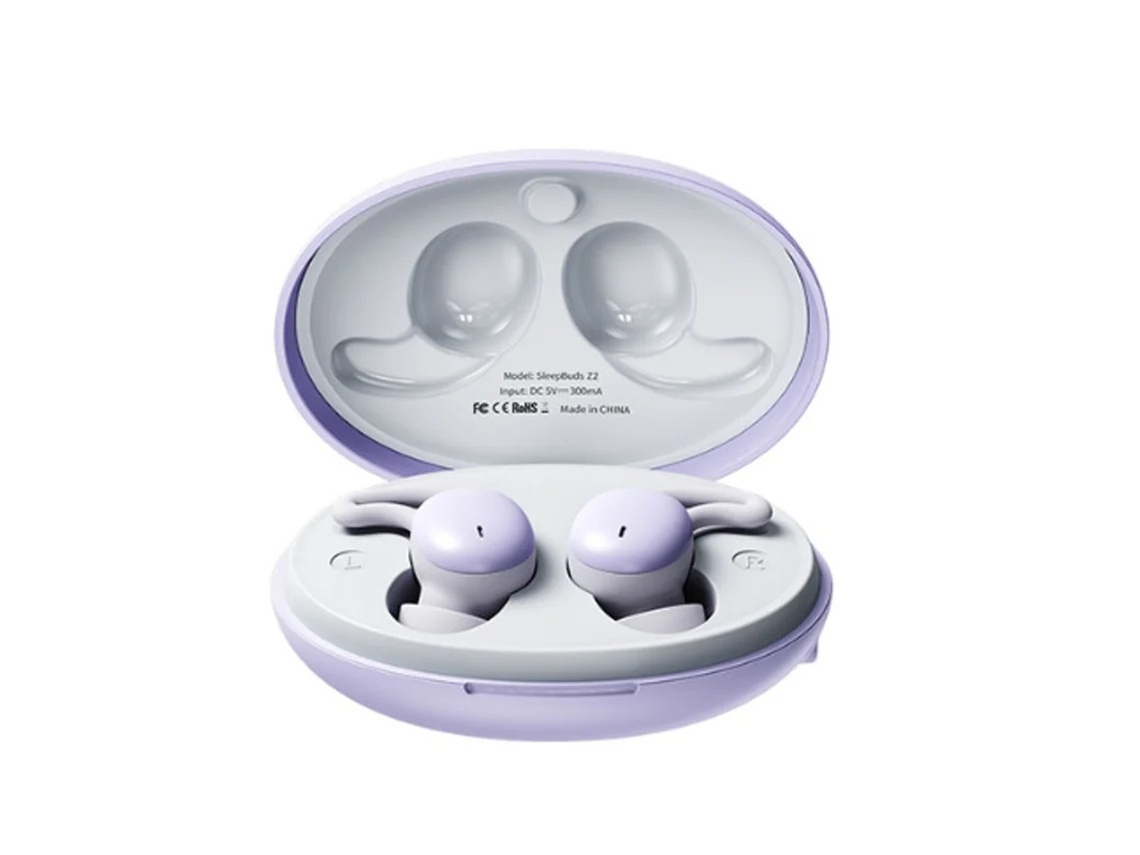 Auriculares Tampões Ouvido Sem Fio Travessas Laterais Bestvite Bluetooth Com Cancelamento De Ruído Roxo