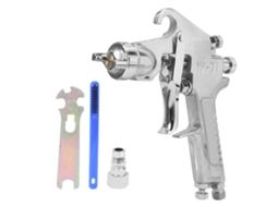 Pistola de pintura pneumática estilo JP W-71 de 1,8 mm, ferramenta de pintura por pulverização para uso industrial e doméstico.