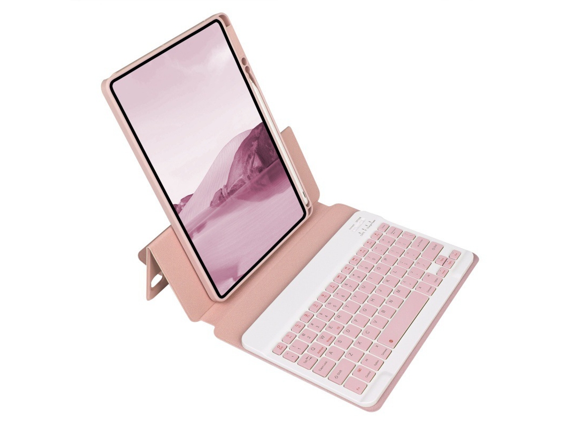 Capa de Teclado Bluetooth para iPad Pro 12.9 2022/2021/2020/2018 XIAOMOYU com Teclado Bluetooth