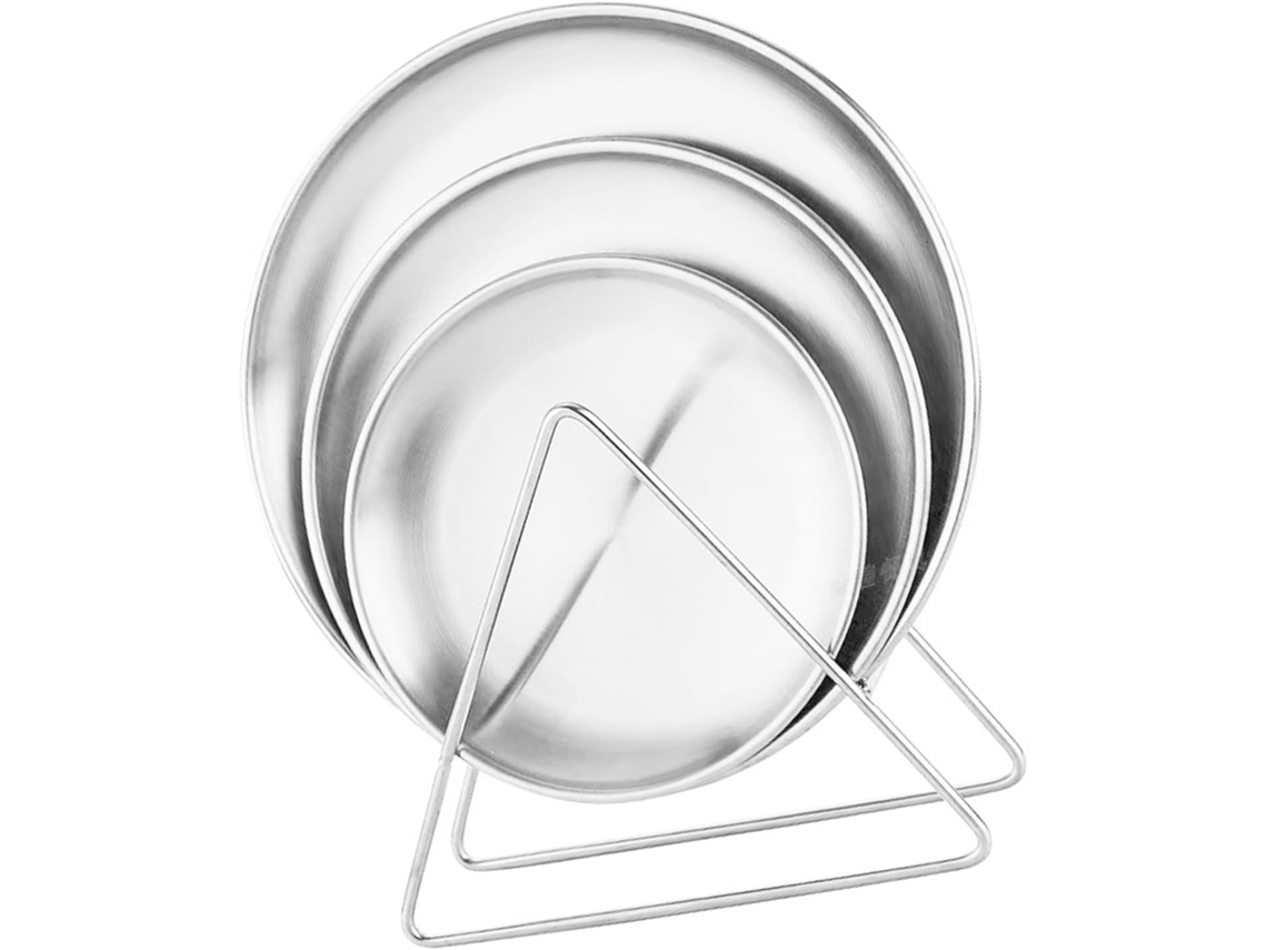 Prato Para Assar Ossos Em Aço Inoxidável, Ideal Para Mesa De Jantar, Aperitivos, Sobremesas, Bolos, Frutas