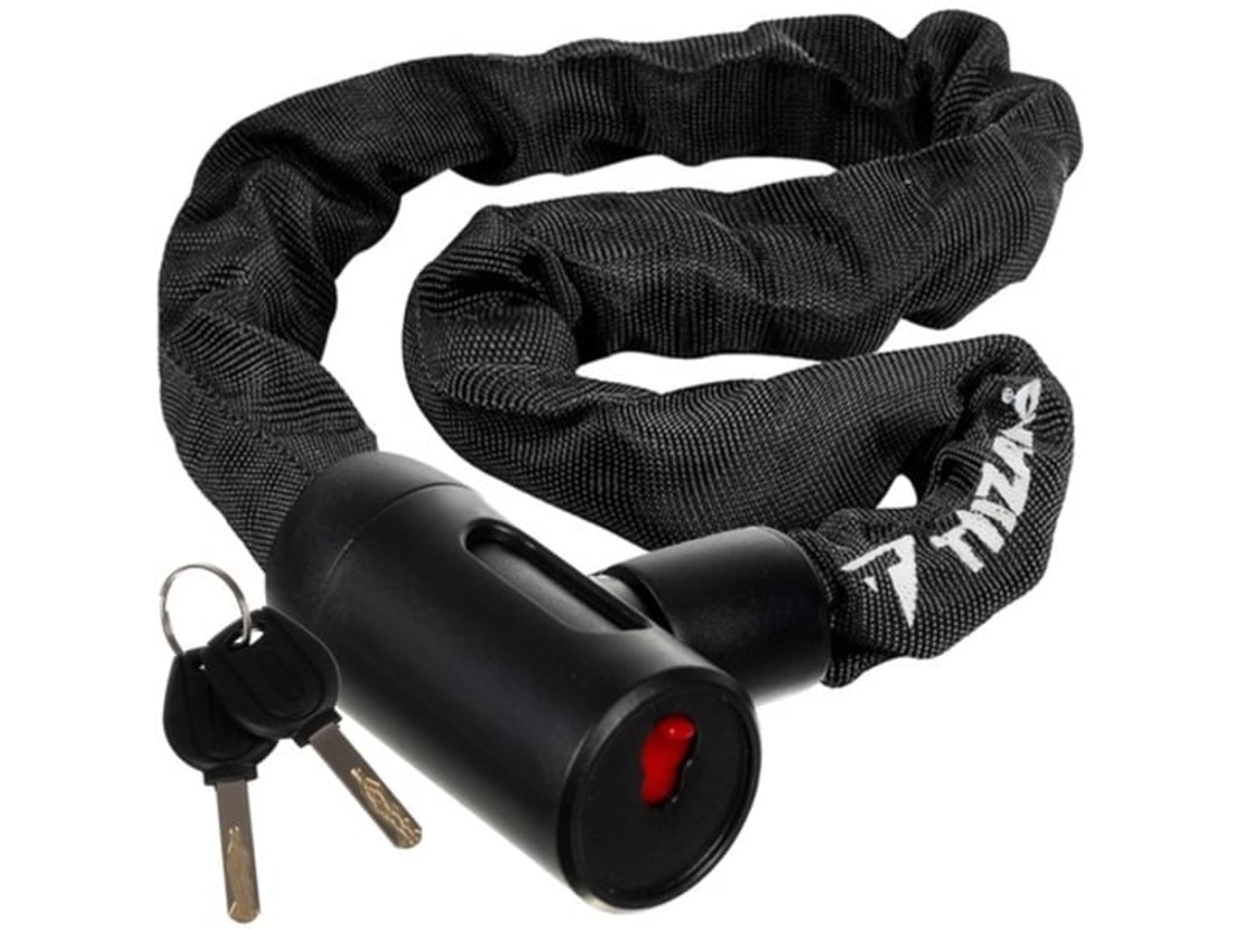 Lurelia Cadeado Bicicleta, Chave, À Prova Água, Portátil, Preto, 90cm, 6mm