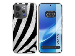 Capa Tumundosmartphone De Silicone Para Vivo V70 5g Com Estampa De Animais 2 Desenhos