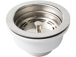 Filtro De Pia Em Aço Inoxidável Com Flange 90 Mm Para Kit Coleta