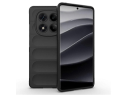 Capa Traseira Resistente E Antiderrapante De Tpu Macio Para Xiaomi Redmi Note 14 Pro 4g, Preta