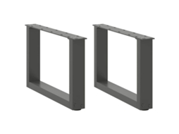 Coffee Table Leg, Coffee Table Legs Vidaxl Antracite Aço (50 X (30-31) Cm)