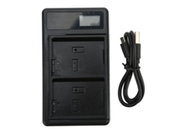 2026 cargador Dual de Baterías En‑el14 com Lcd para Nikon, Cargador Usb para En‑el14