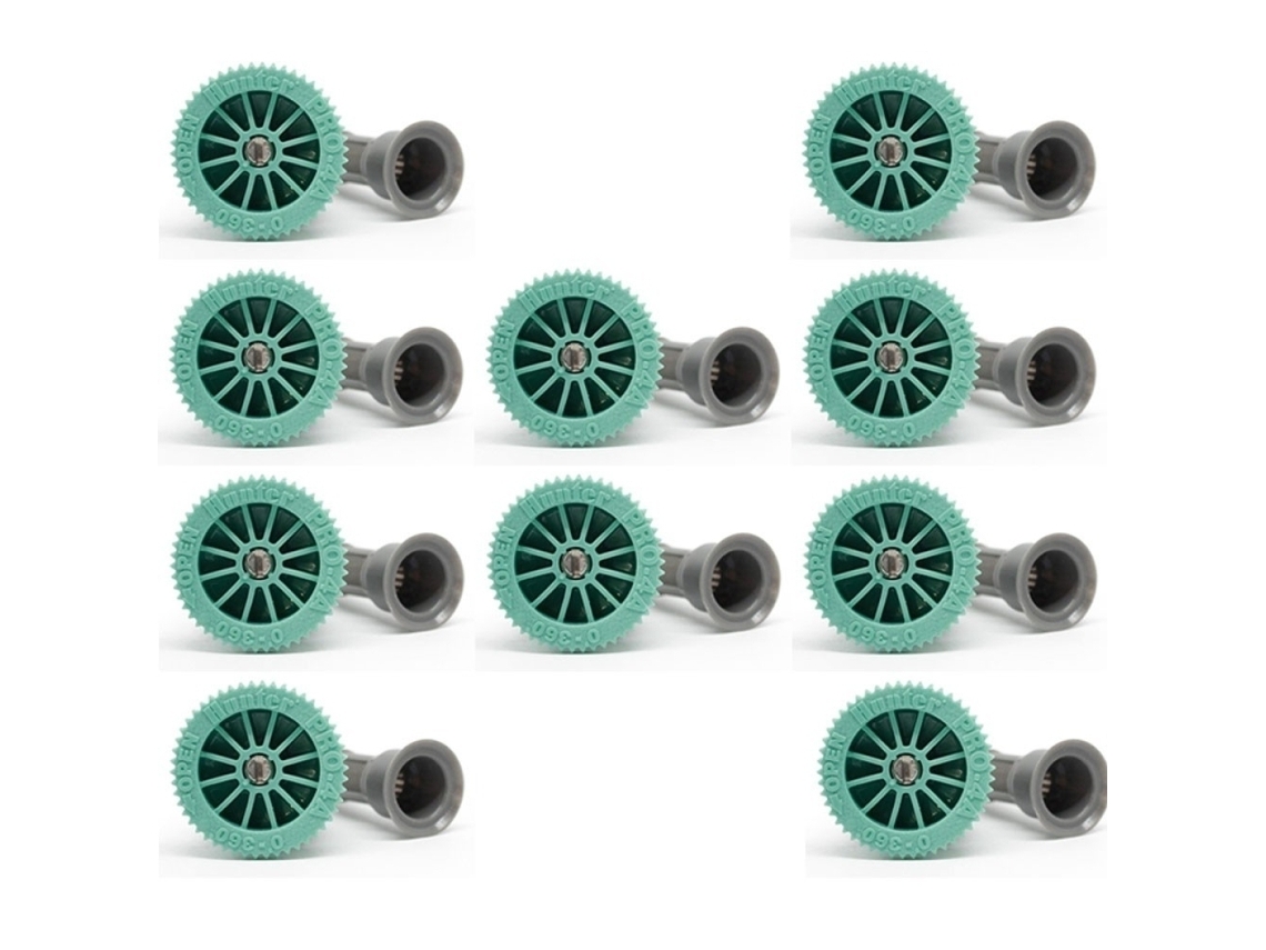 Bocal difusor 4A HUNTER. Alcance 1,20 metros. Pacote de 10 bicos HUNTER 4A. Características: Pressão: 1 a 2,1 bares. Alcance: 1,20 m Ajuste do