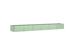 Floreira - Vaso de Jardim Verde 480 X 80 X 45 Cm Aço HARLANV1