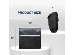 Bolsa de Armazenamento para Cadeira de Rodas com Fita Reflexiva Oxford S/MARCA