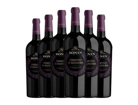Vinho ZONIN Primitivo Primitivo di Manduria (0.75 L - 6 Unidades)