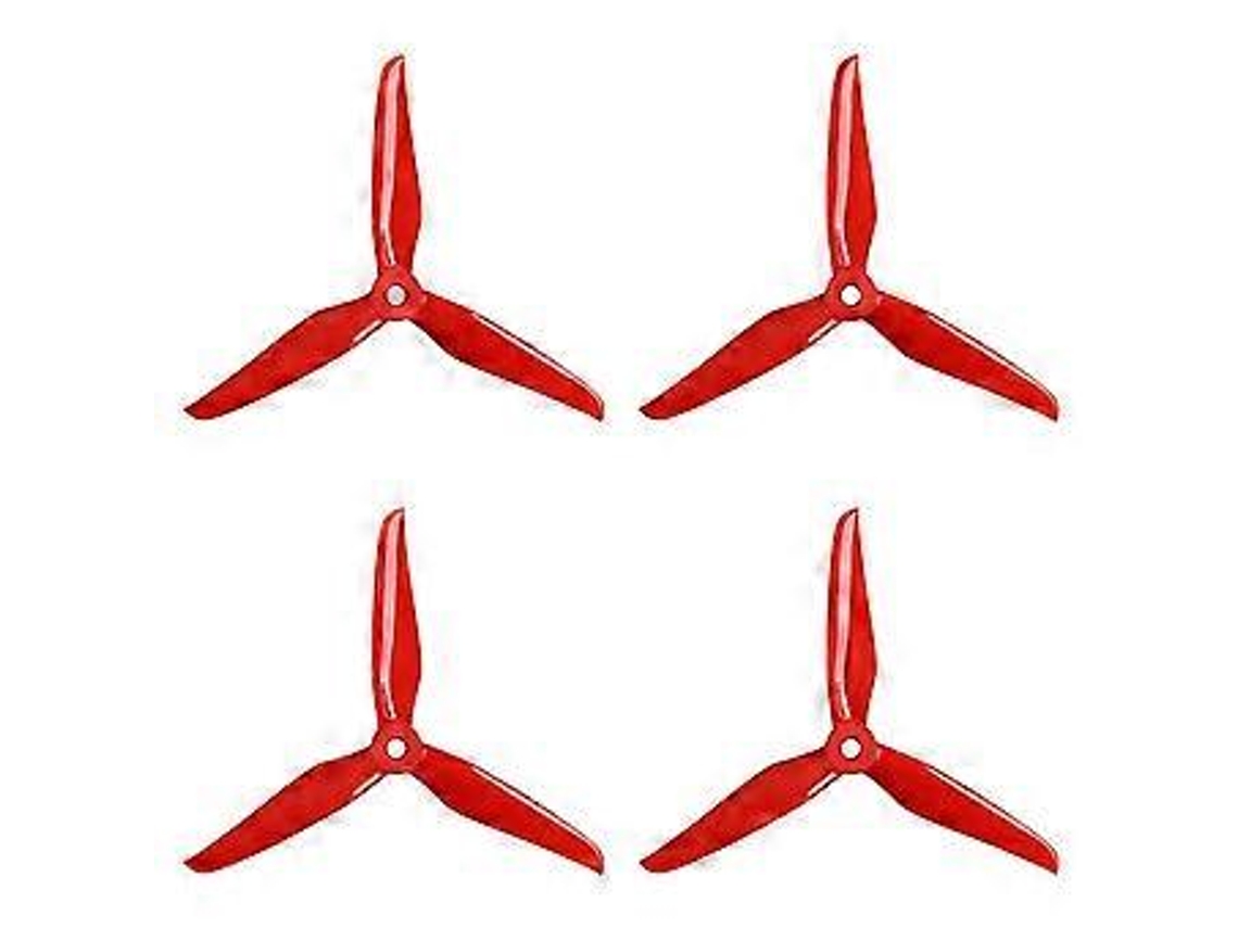 2 Pares De Hélices T5139.5 2cw 2ccw, Hélice De 5 Polegadas E 3 Pás, Compatível Com Sistema Para Drone De Corrida Rc Fpv, Parte A Brilvibera