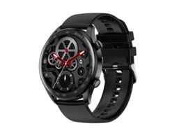 Smartwatch com Monitor de Frequência Cardíaca, Pressão Arterial, Passos, Chamadas e Notificações Bluetooth, Preto, Bestvite