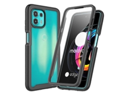 Capa Para Motorola Edge 20 Lite Com Estampa De Céu Estrelado Em Pc + Tpu E Película Pet.
