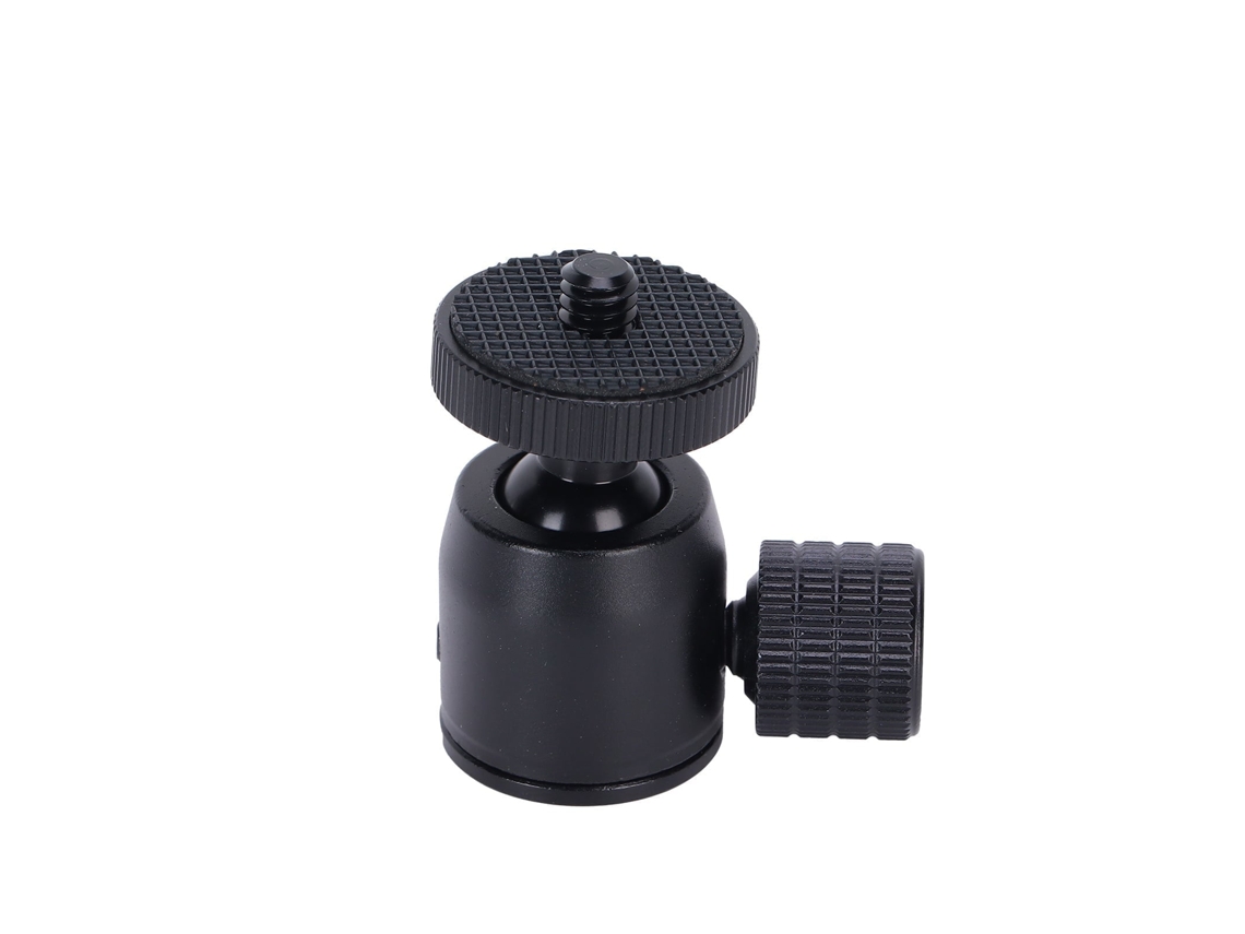 2026 cabeza de Bolita Mini para Trípode Con Adaptador de Zapata Fría, Giratoria 360 Grados, para Cámara