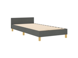 Sofá Cama Conversível Cinza Escuro Vidaxl Antracite Fabric (100x200 Cm)