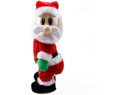 Brinquedo De Papai Noel Dançante, Papai Noel De Pelúcia Bluetooth Twerking Com Ações Divertidas, Decorações De Natal Ideais Para Casa E Festa, Brinque