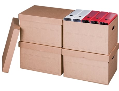 Caixa de Arquivo/Transporte SMARTBOXPRO com Tampa Marrom