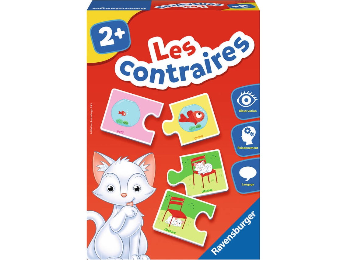 Jogo Didático RAVENSBURGUER Les contraires