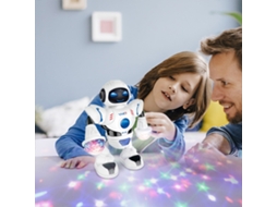 Detalhes do Robô Elétrico Dançante Automático, Robô Dançante com Luzes LED e Música, Presente de Natal