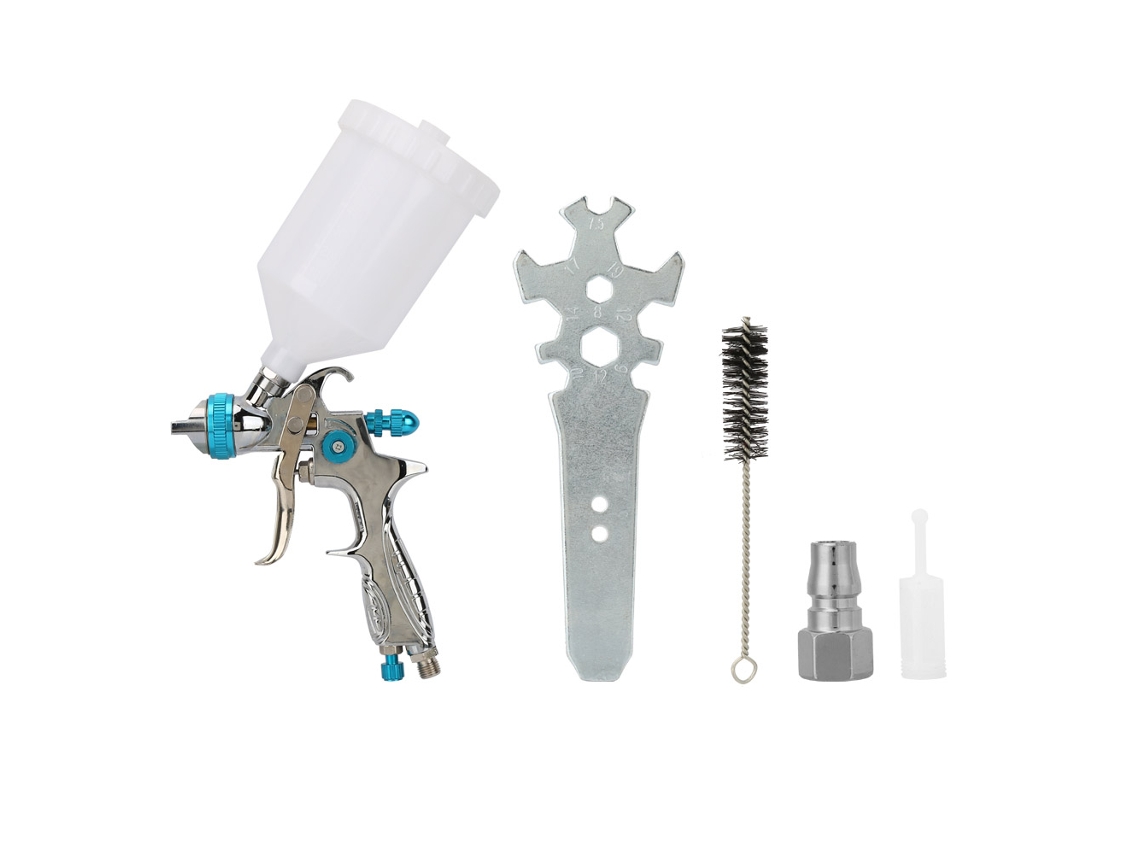 Pistola De Pintura Neumática De Alta Atomización Herramienta De Pintura Aireada Calibre 1.4mm H887p Para Coche Y Muebles
