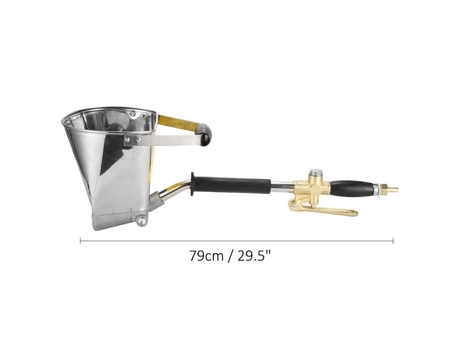 Pistola de argamassa de parede, pá de estuque, concha de funil, pistola de cimento, pulverizador de estuque de ar, pistola de gesso ONEVER