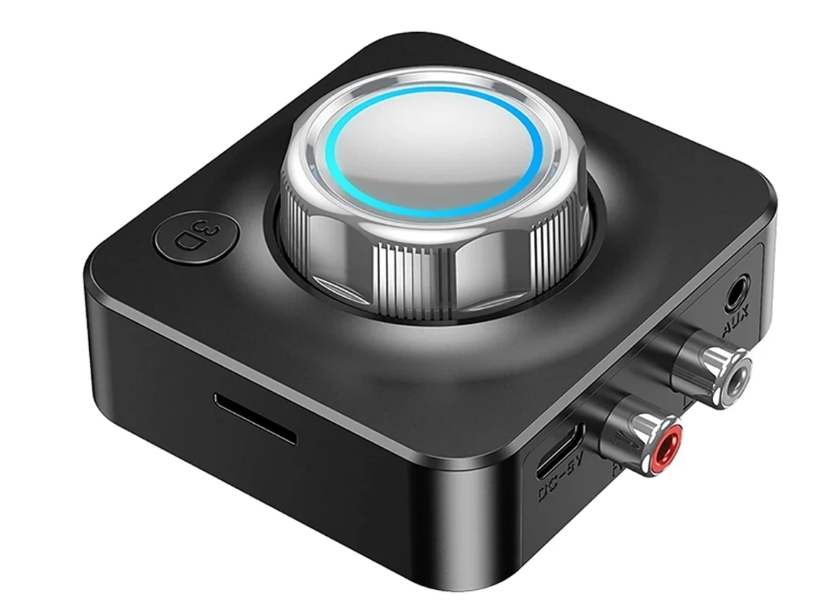Receptor de Áudio Bluetooth Receptor de Áudio Hi-Fi Sem Fio 5.0 Adaptador Bluetooth 3 5 Mm Aux Cabo YIZHOOD