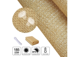 Voile Dombrage Rectangular 2.5x3m,tela De Sombra Respirável Hdpe,95 Proteção Uv Para Jardim,terraço E Área De Lazer Btforus
