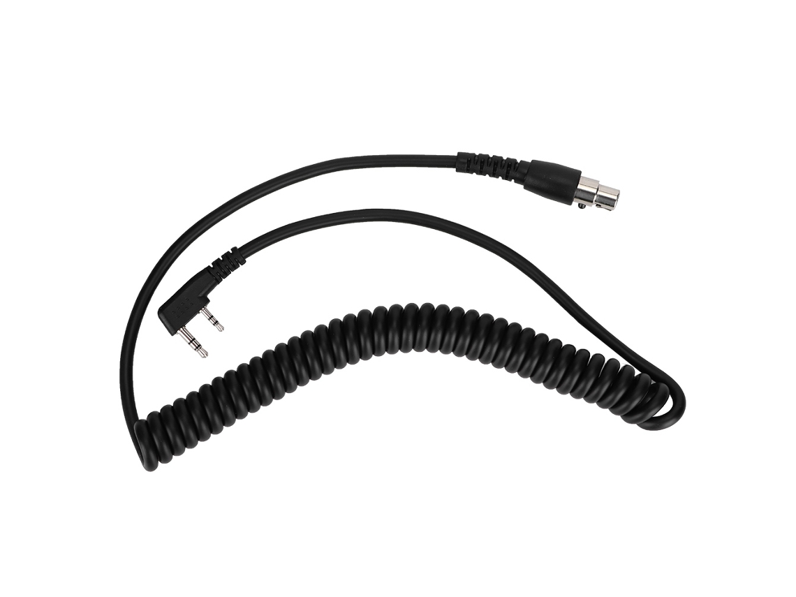 Mali cabo de Bobina 2 pino para 5 pino para Rádios de Dois Way Hyt/relm e Fones de Ouvido