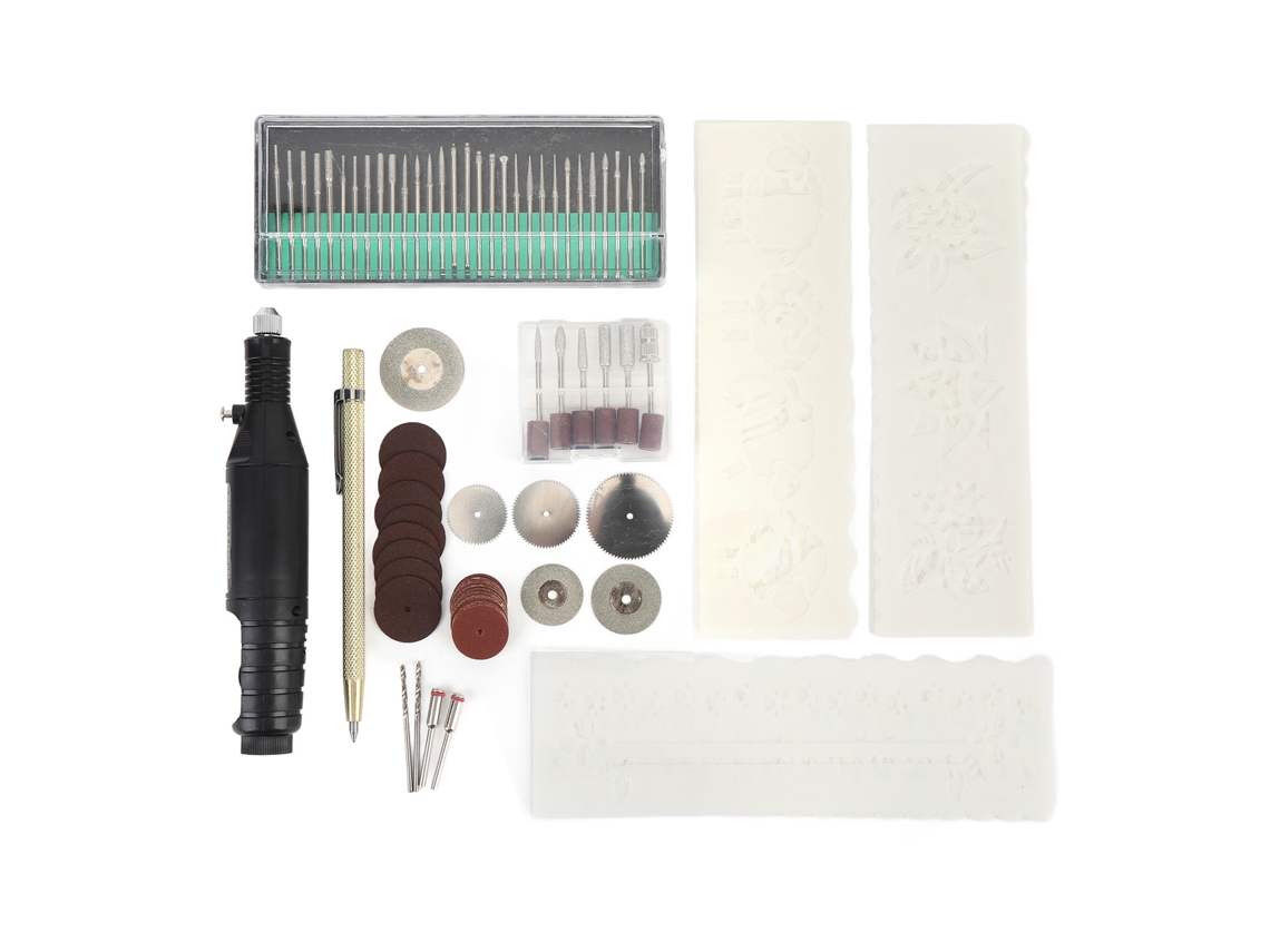 Micro Gravador Pen S/MARCA para Joiaria Vidro Madeira Metal Plástico (LxAxP cm)