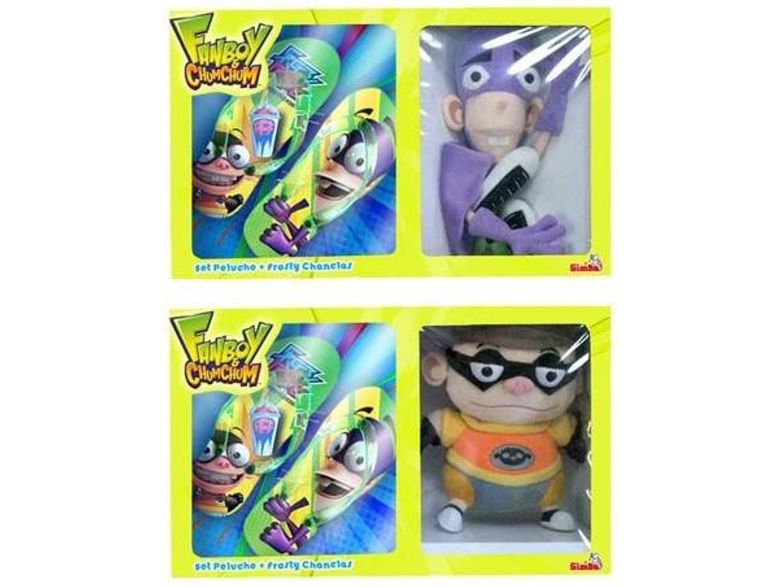 Peluche SIMBA Fanboy and Chum Chum (Com Chinelos)