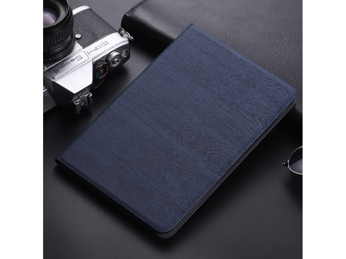 Lurelia Capa Para Ipad Pro 12,9" 2020 Com Padrão De Árvore Em Couro, Azul