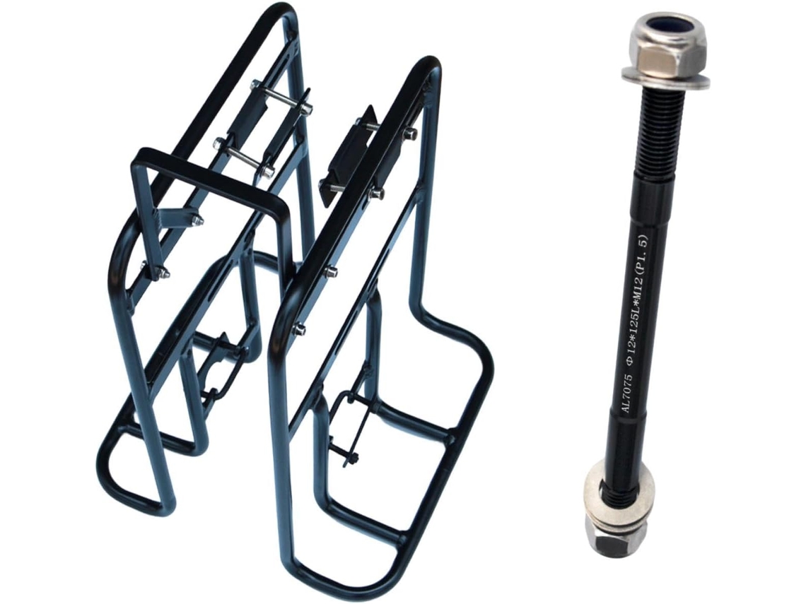 Bagageiro dianteiro Harilla para bicicletas resistente ergonômico alumínio