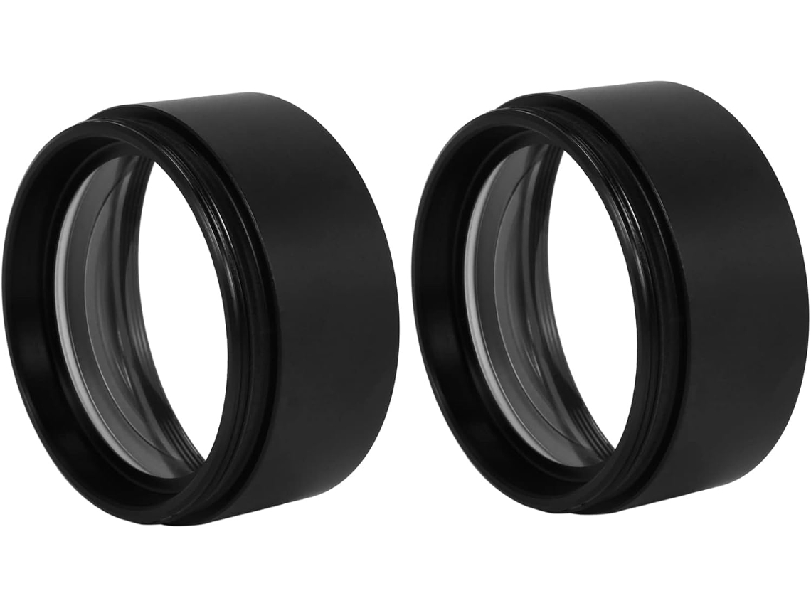 Lente Objetiva Auxiliar Barlow para Microscópio Estereoscópico Trinocular Wd120 0,7x SFUSHOS (2x)