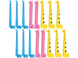 Réguas De Plástico Em Formato Girafa Da Crafthrou Para Crianças, Práticas E Finas, Ideais Para Decoração Escolar E Uso