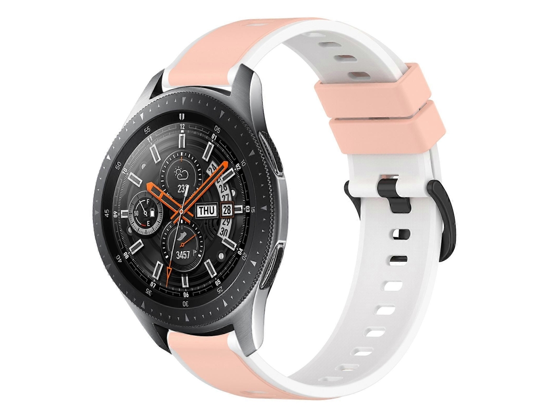 Pulseira De Silicone Bicolor Para Samsung Galaxy Watch 46mm 22mm
