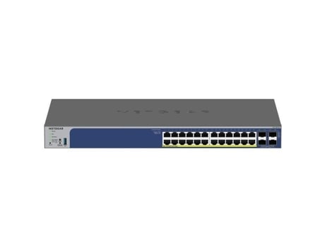 Interruptor Inteligente 24P GE PoE com 10G SFP GS728TXPV3 NETGEAR