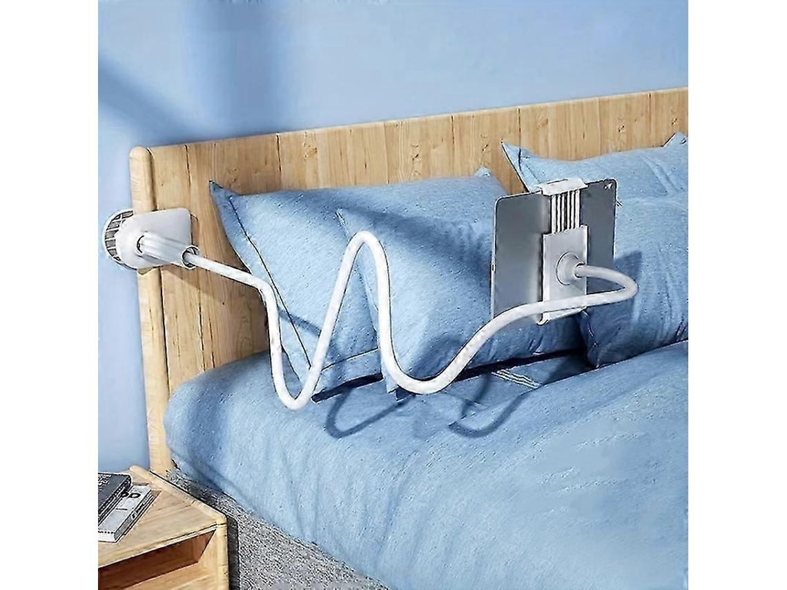 Suporte Giratório 360° Para Tablet E Celular Com Base Espiral, Suporte Para Mesa De Cabeceira, Suporte Para Celular E Tablet - Wellngs